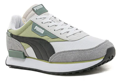 Puma future cat hombre top gris