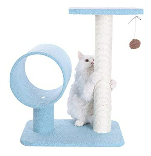 Árbol De Gatos Armarkat Modelo B2501, Azul Cielo