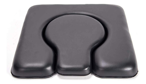 Muul-whch Cojin De Asiento De Pu, Cojin Acolchado Negro Para