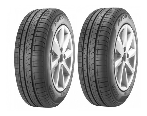 Kit 02 Pneus 175/70 R14 Pirelli P400 Evo 84t