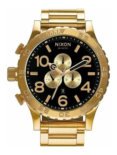 Reloj Nixon Chrono A083-510 De Acero Inoxidable Para Hombre