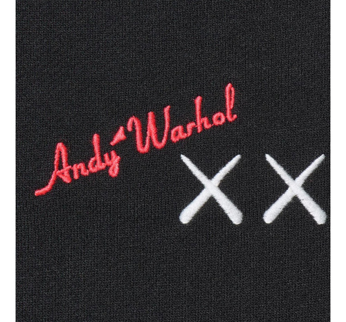 Sueter Uniqlo Kaws + Warhol Graphic Negro - Original