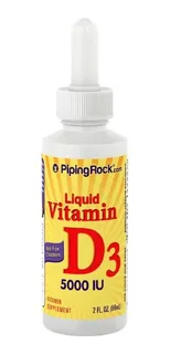 Vitamina D3 Liquida 5000 Iu Importado Sist Inmune 59 Ml