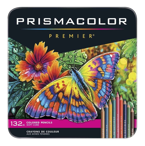 Colores Prismacolor Profesional 132 Pzas Estuche Metalico