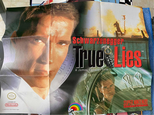 Póster Promocional True Lies!!!!snes Game