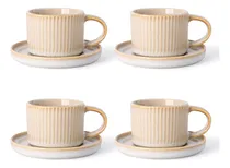 Comprar Set De 4 Tazas De Café Monito 3.0 Oz, Tazas De Café De Cerám