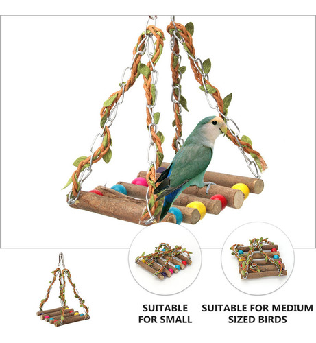 Colgante Bird Swing Parrot Play Swing Parrot Entertainment