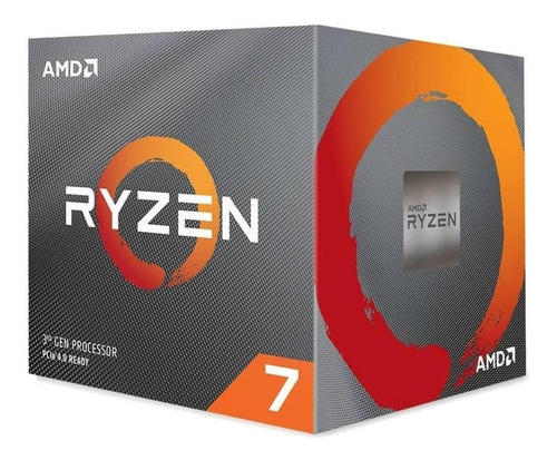Imagen 2 de 2 de Procesador gamer AMD Ryzen 7 3800X 100-100000025BOX de 8 núcleos y 4.5GHz de frecuencia