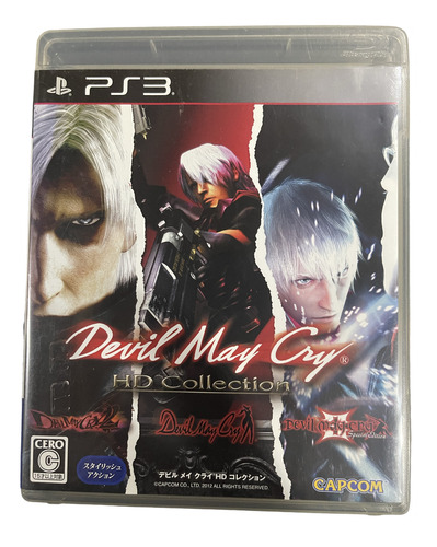 Ps3 Devil May Cry Hd Collection Usado Japonês Impecável