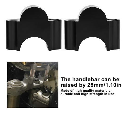 Elevador De Manillar De Aluminio Para Motocicleta De 28 Mm