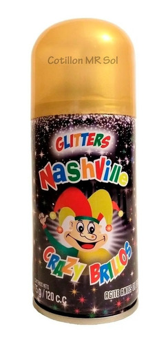 Glitter Aerosol Para Cabello Y Cuerpo (nashville) X1 Unidad