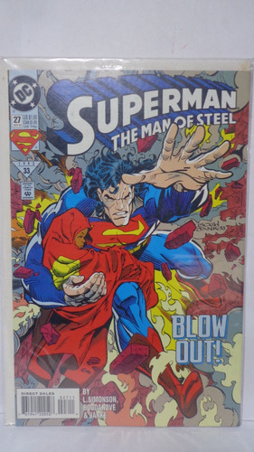 Superman Man Of Steel 27 Dc 1993 En Ingles