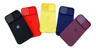 Funda Silicone Case Interior Gamuzado Y Protector De Camara