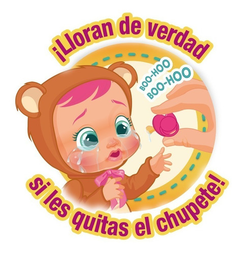 Cry Babies Muñeca Llora Lagrimas Sonido Baby Unicornio Tv