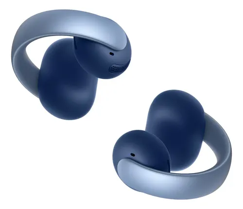 Fone de Ouvido Aberto Clip-On soundcore da Anker AeroClip, Fone Bluetooth 5.4 Som Hi-Res Grave Potente 4 Mics IA, Esportivo Gamer Corrida, Bateria 32h à Prova de Suor IP55, Azul