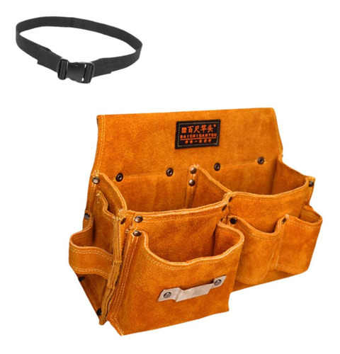 Fs Bolsa De Cinto De Cinto De Ferramenta De Couro Versátil