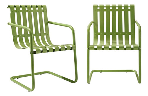 Crosley Furniture Gracie Retro Metal Outdoor Spring Chair - 