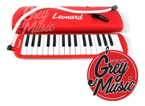 Comprar Melodica Leonard M32ard Piano 32 Notas Con Funda- Color Rojo
