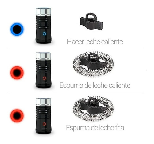 Espumero De Leche Mf850 Smart Tek Espumador Color Negro
