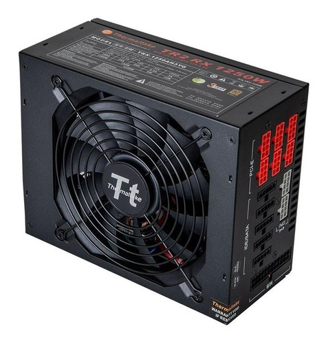 Fuente Certificada  Thermaltake  1250w Tr2 Rx 80 Plus Gold