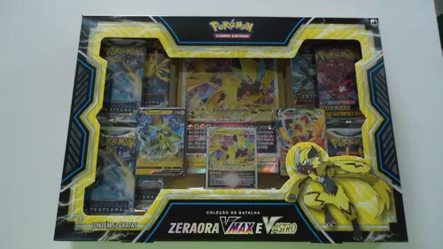 Box Pokémon Coleção de Batalha Zeraora V-max e V-astro - Copag