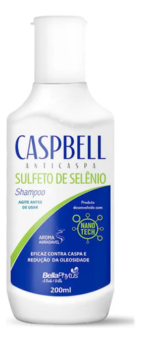 Shampoo Anticaspa Bellaphytus 200ml - Sulfeto De SelĂȘnio