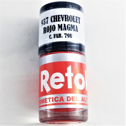 Pintura Retoke Chevrolet Rojo Magma C. Fabrica 79u