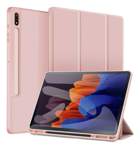 Case Funda Para Galaxy Tab S7 Fe T735 T730 Con Portalapiz