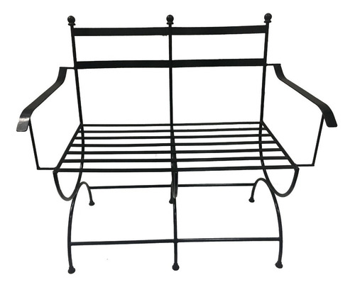 Imagen 1 de 10 de Sillon De Hierro Romano Moderno 2 Cpos Pintura Epoxi Jardin