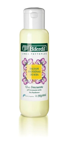 Balsam Biferdil Proteínas Soja X 400ml Hidrata Nutre Art639 