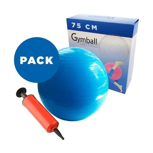 Pelota De Pilates 75 Cm + Inflador + Caja