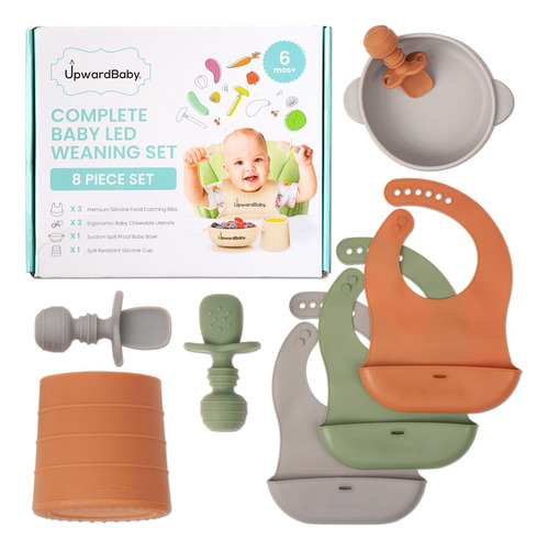 Upward Baby Conjunto Alimentación De Silicona Mmg