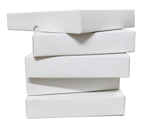 10 Cajas De Carton Sulfatado Blanco