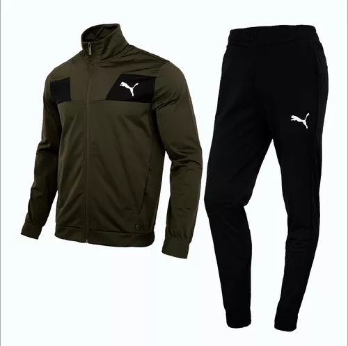 Trascender gusto Iluminar Conjunto Deportivo Puma Verde Militar Hombre Chamarra/pants | Envío gratis