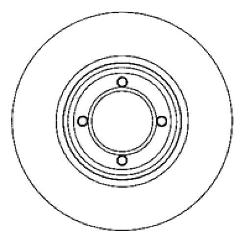 Disco Freno Delantero (273mm) Peugeot 504 77-00