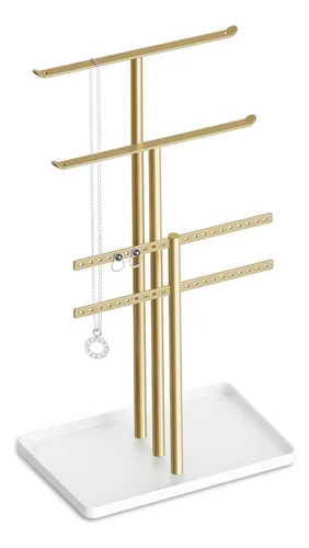 Organizador De Joyeros, Metal Resistente De 14,5 De Altura,