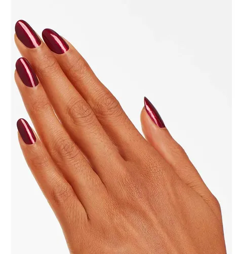 Esmalte De Uñas Opi Bogotá Blackberry Dark Red Pearl Vegan