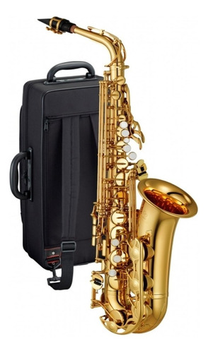 Saxofon Alto Yamaha Yas 280 Llave De Fa# Y Fa Frontal 