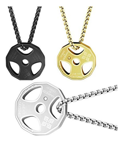Collar Pesa De Gym Deporte Deportivas Gymbro Fitness Disco