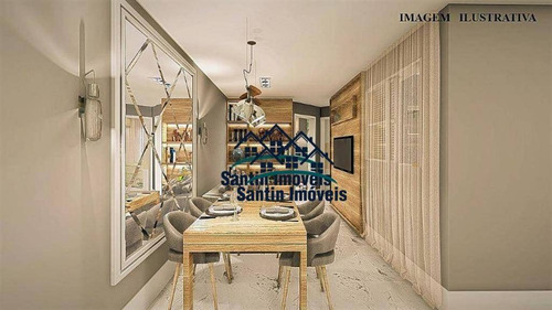 Cobertura Com 2 Dormitórios À Venda, 86 M² Por R$ 320.000,00 - Vila Junqueira - Santo André/sp - Co0461