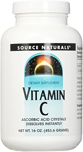 Source Naturals Vitamina C Acido Ascórbico Fijación Calor