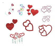 Comprar Diseño Matrices Para Maquinas Bordadoras Corazon Lindos  