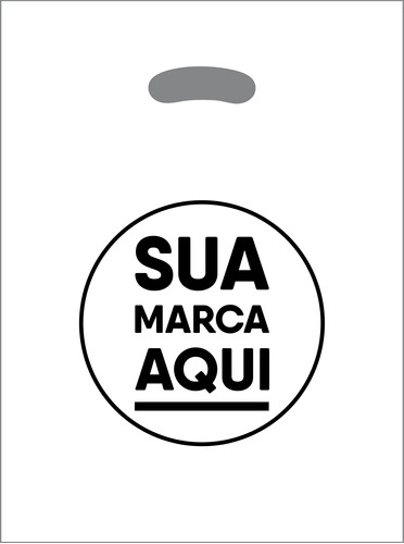 Sacolas Plásticas Personalizadas 40x50 500 Un Promoção