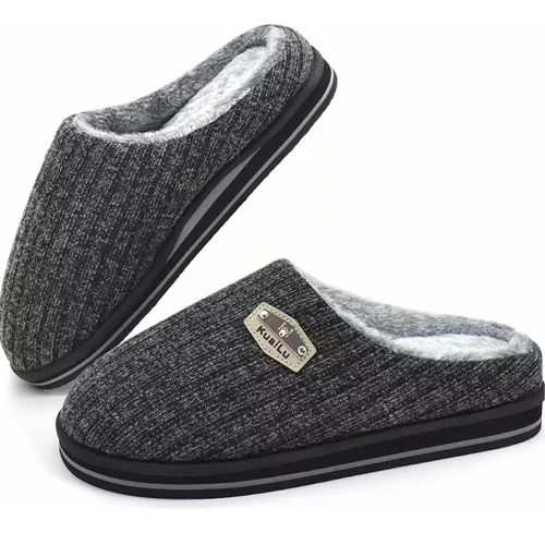 Pantuflas Hombre Con Memory Foam Suave Afelpado Premium