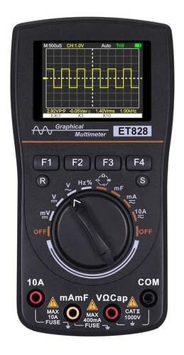 Multímetro Osciloscopio Digital Et828 Inteligente