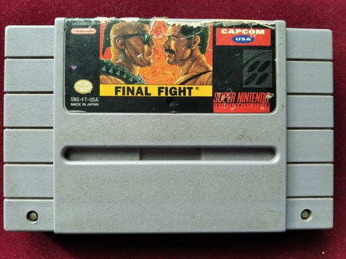 Final Fight ( Juego Super Nintendo Snes ) 12v  (3)_\(^o^)/_