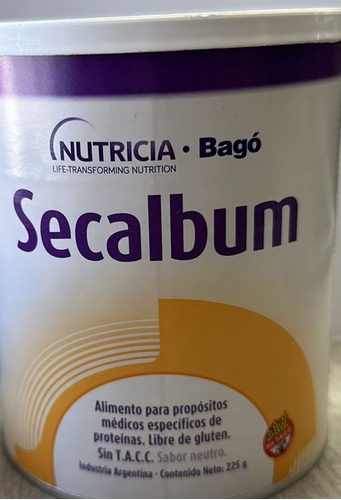 Secalbum X 225 Gr, Caseinato De Calcio, Nutricia Bagó