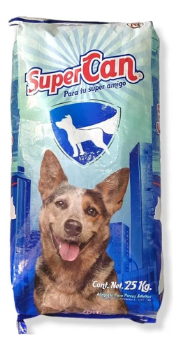 Croquetas Perro Adulto Super Can Azul 25kg 16% Proteína