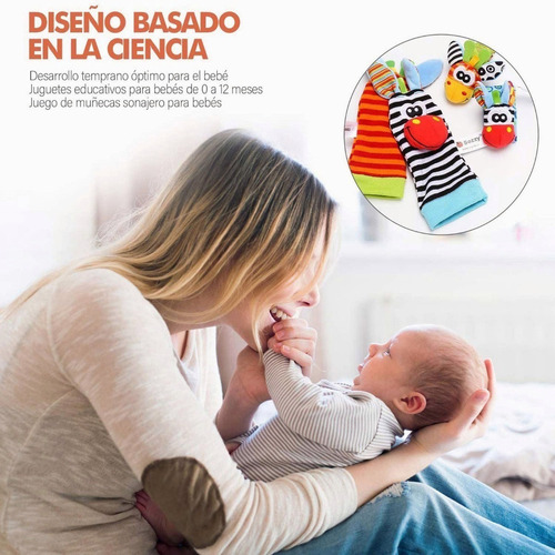 Hu Sonajas For Bebe Calcetines Juguete Estimulación