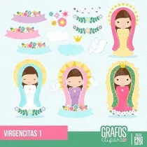 Comprar Kit Imprimible Virgencitas  Imagenes    *   *
